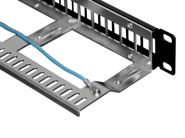 Patch Panel Modular Descarregado – 24 Portas